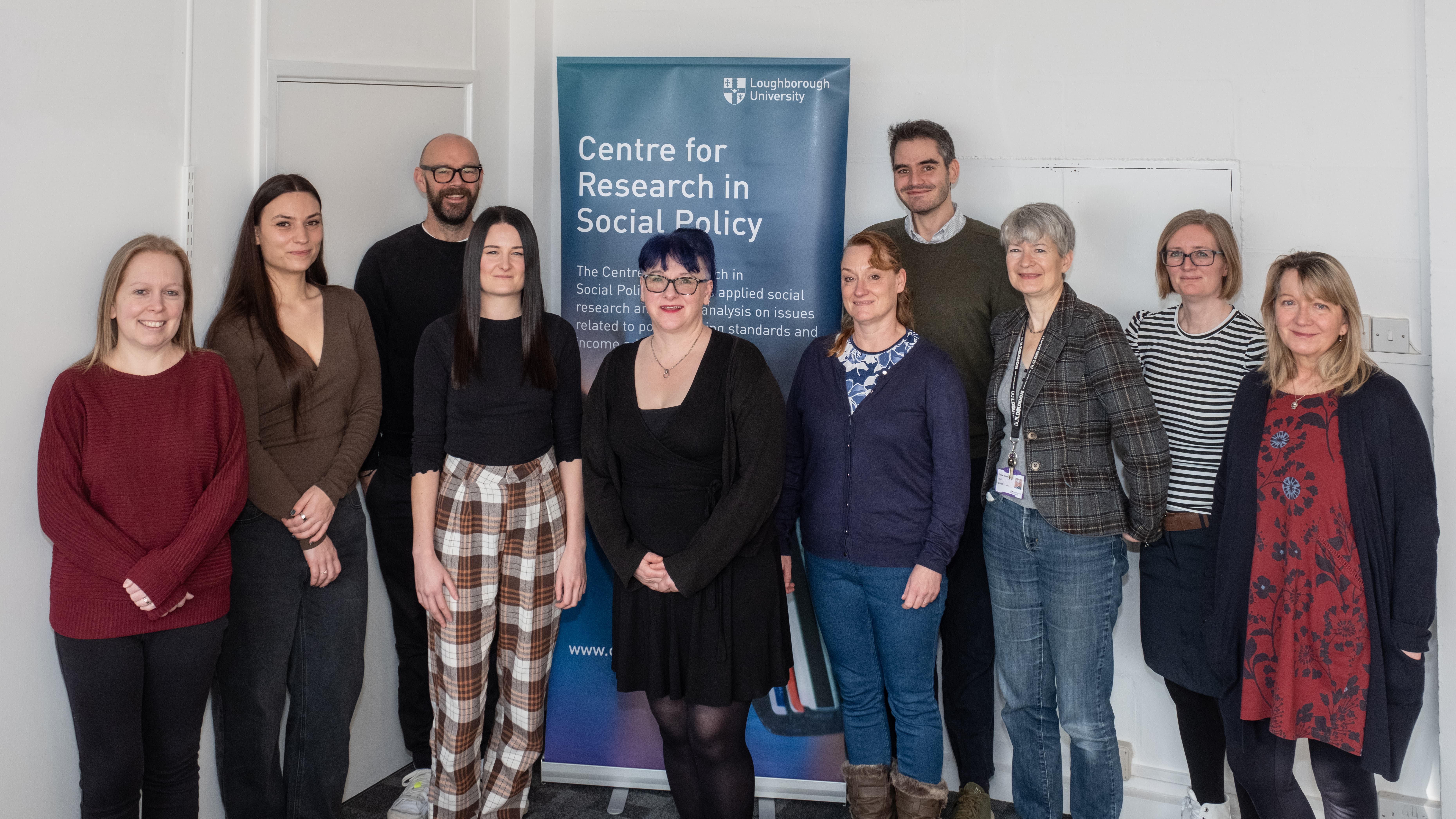 Members of the CRSP team standing in a group